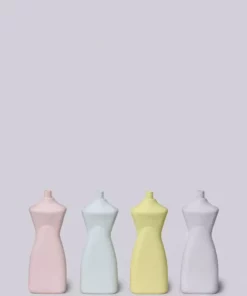 Middle Kingdom Curvy Porcelain Vase