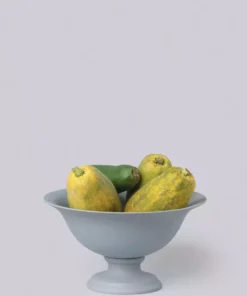 Middle Kingdom Footed Porcelain Vase - Steel Gray Planters + Vases 12 Middle Kingdom Footed Porcelain Vase - Steel Gray Planters + Vases