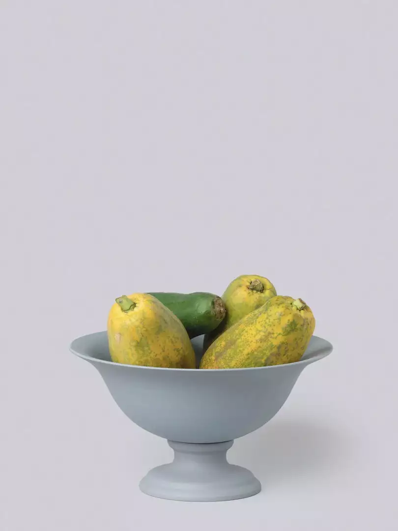 Middle Kingdom Footed Porcelain Vase - Steel Gray Planters + Vases 5 Middle Kingdom Footed Porcelain Vase - Steel Gray Planters + Vases