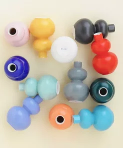 Middle Kingdom Glossy Mini Porcelain Vase 5 BIPOC Owned