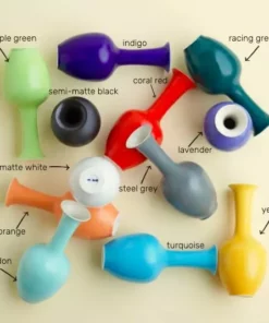 Middle Kingdom Glossy Mini Porcelain Vase 8 BIPOC Owned