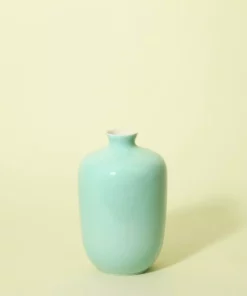 Middle Kingdom BIPOC Owned Glossy Small Plum Porcelain Vase 9 Middle Kingdom BIPOC Owned Glossy Small Plum Porcelain Vase
