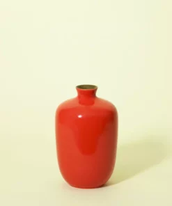 Middle Kingdom BIPOC Owned Glossy Small Plum Porcelain Vase 10 Middle Kingdom BIPOC Owned Glossy Small Plum Porcelain Vase