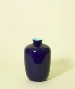 Middle Kingdom BIPOC Owned Glossy Small Plum Porcelain Vase 8 Middle Kingdom BIPOC Owned Glossy Small Plum Porcelain Vase