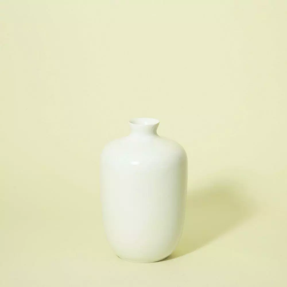 Middle Kingdom BIPOC Owned Glossy Small Plum Porcelain Vase 1 Middle Kingdom BIPOC Owned Glossy Small Plum Porcelain Vase