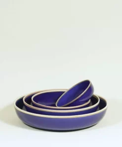 Middle Kingdom Hermit Porcelain Bowl - Indigo