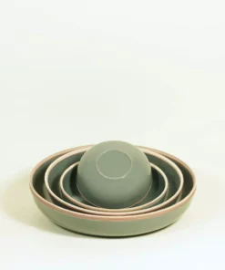 Middle Kingdom Hermit Porcelain Bowl - Steel Grey BIPOC Owned