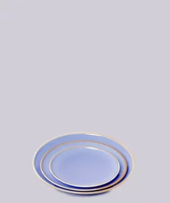 Middle Kingdom Hermit Porcelain Plate - Lavender