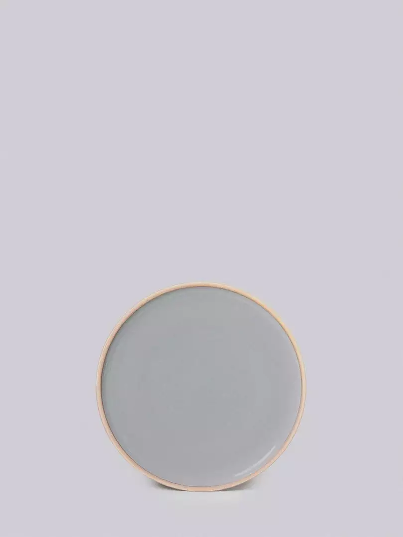 Middle Kingdom Hermit Porcelain Plate - Steel Grey Kitchen + Dining 1 Middle Kingdom Hermit Porcelain Plate - Steel Grey Kitchen + Dining