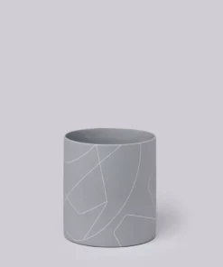 Middle Kingdom Large Porcelain Cylinder -Ash Home Goods