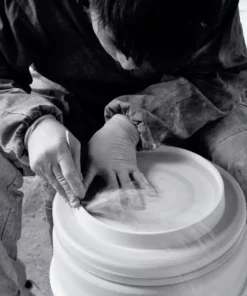 Middle Kingdom Home Goods Memphis Monk Porcelain Vase 5 Middle Kingdom Home Goods Memphis Monk Porcelain Vase