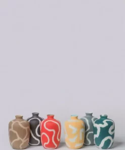 Middle Kingdom Memphis Small Plum Porcelain Vase Best Sellers