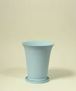 Middle Kingdom BIPOC Owned Piccolo Porcelain Conical Pot - Denim