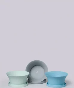 Middle Kingdom Planters + Vases Porcelain Bulb Pan