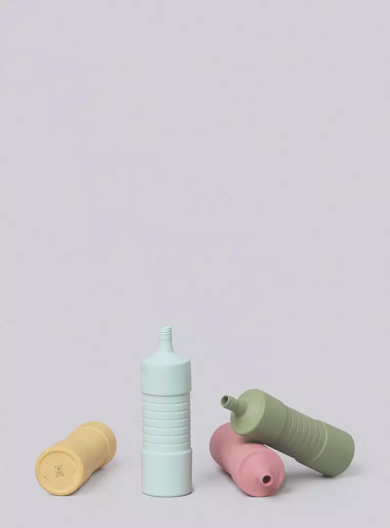 Middle Kingdom Ribbed Porcelain Vase Home Goods 4 Middle Kingdom Ribbed Porcelain Vase Home Goods