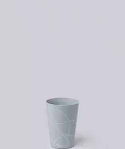 Middle Kingdom Home Goods Small Inverted Porcelain Cone - Ash