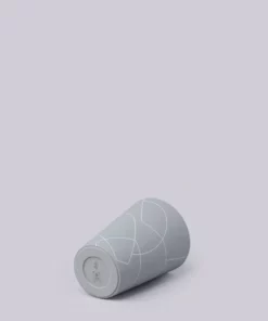 Middle Kingdom Home Goods Small Inverted Porcelain Cone - Ash