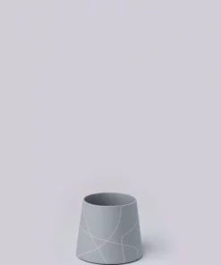 Middle Kingdom Small Wide Porcelain Cone - Ash Home Goods