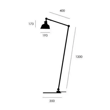 Ameico Modular 556 63" Floor Lamp Lighting 3 Ameico Modular 556 63" Floor Lamp Lighting