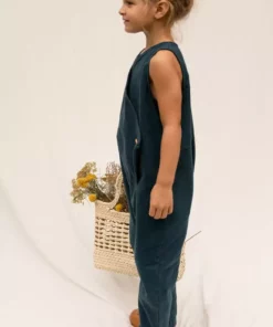 Mien Kids' Kinship Wrap Jumper - Rich Teal