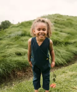 Mien Kids' Kinship Wrap Jumper - Rich Teal