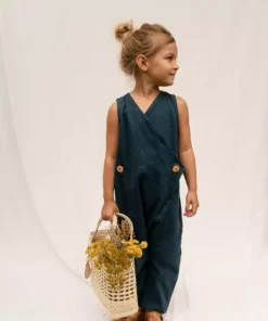 Mien Kids' Kinship Wrap Jumper - Rich Teal