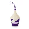 Azizi Life BIPOC Owned Miniature Basket Ornament - Purple
