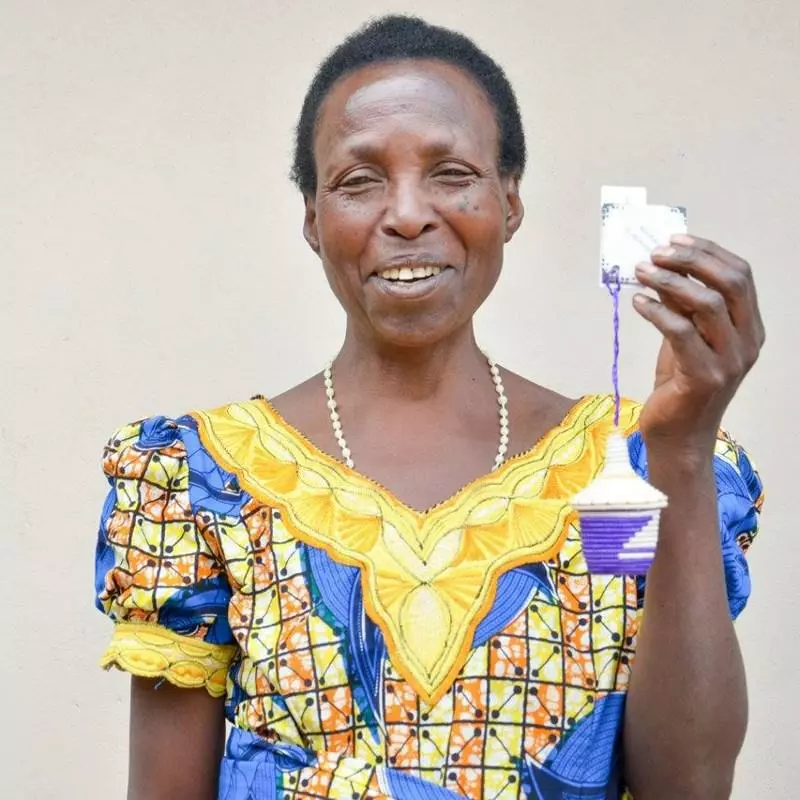 Azizi Life BIPOC Owned Miniature Basket Ornament - Purple 3 Azizi Life BIPOC Owned Miniature Basket Ornament - Purple