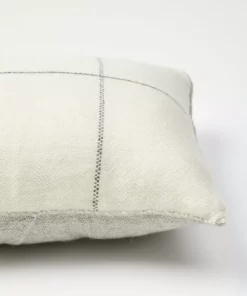 Minna Home Goods Anni Wool Lumbar Pillow - Cream