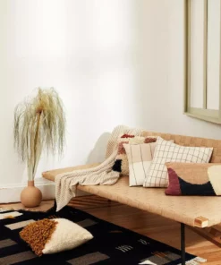 Minna Handcrafted Basket Alpaca Throw Blanket - Camel 7 Minna Handcrafted Basket Alpaca Throw Blanket - Camel