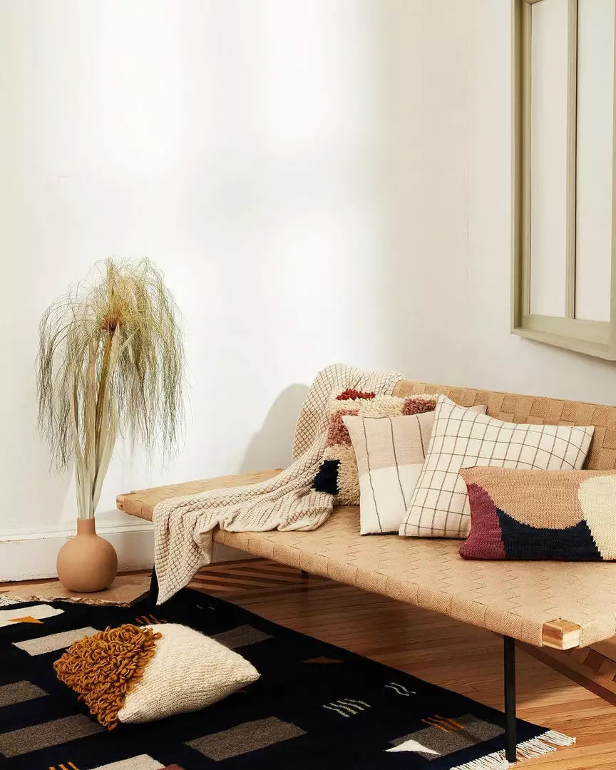 Minna Handcrafted Basket Alpaca Throw Blanket - Camel 3 Minna Handcrafted Basket Alpaca Throw Blanket - Camel