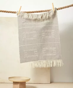 Minna Home Goods Blocks Hand / Kitchen Towel - Beige