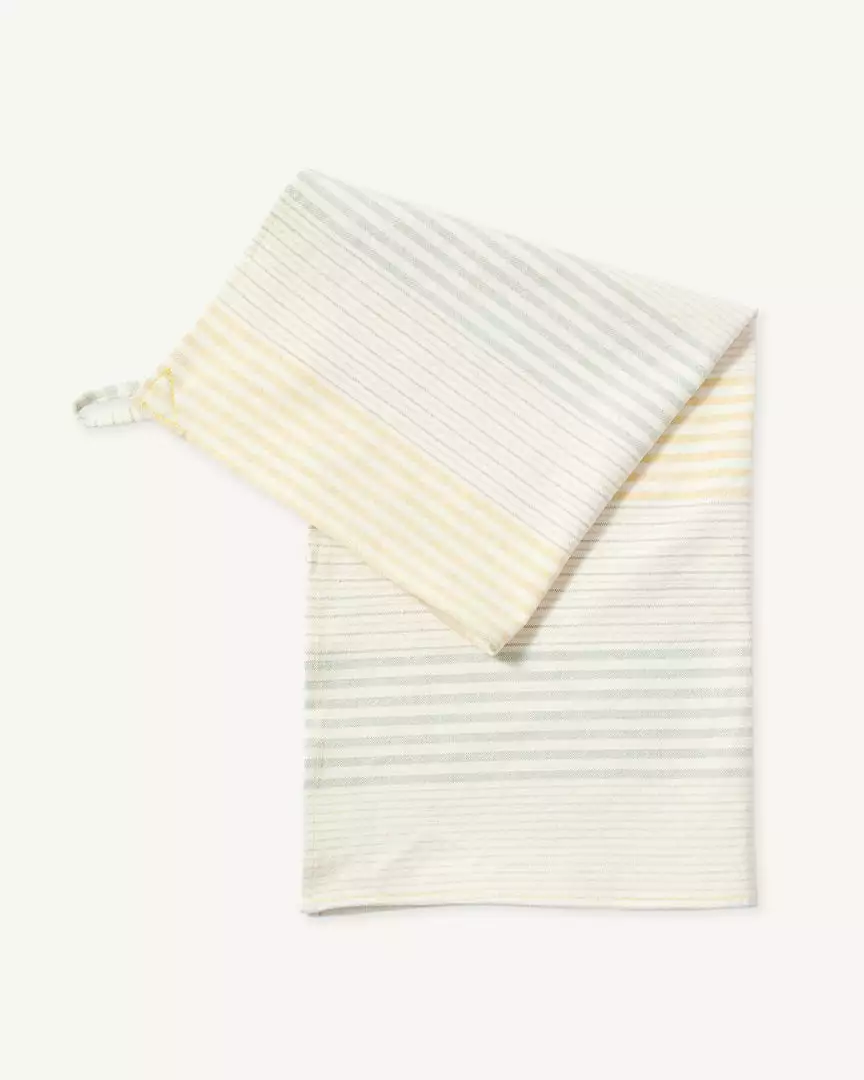 Minna Handcrafted Dandelion Stripe Towel 3 Minna Handcrafted Dandelion Stripe Towel