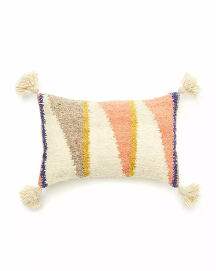 Minna Diagonal Pillow - Original Handcrafted 2 Minna Diagonal Pillow - Original Handcrafted