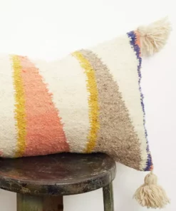 Minna Diagonal Pillow - Original Handcrafted 7 Minna Diagonal Pillow - Original Handcrafted