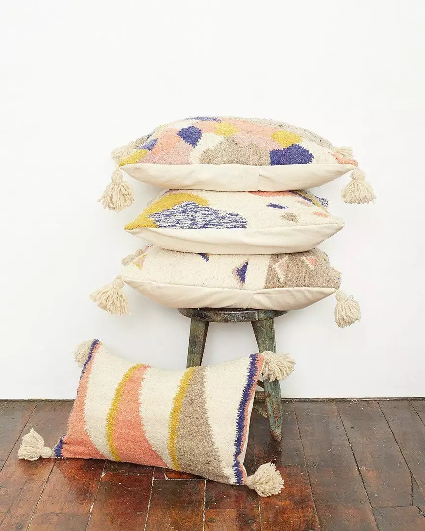 Minna Diagonal Pillow - Original Handcrafted 5 Minna Diagonal Pillow - Original Handcrafted