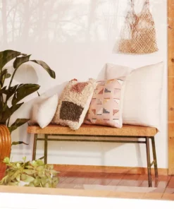 Minna Formas Shag Pillow Handcrafted