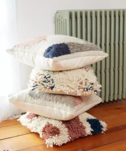 Minna Formas Shag Pillow Handcrafted