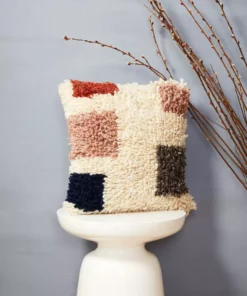 Minna Formas Shag Pillow Handcrafted