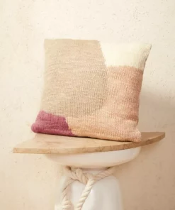 Minna Home Goods Hillside Wool Throw Pillow - Lilac