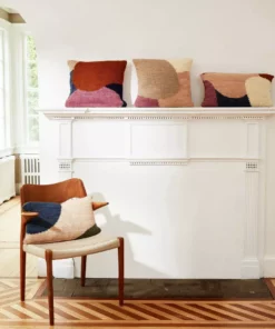 Minna Home Goods Hillside Wool Throw Pillow - Lilac