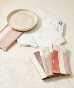 Minna Ikat Napkin Set - Rust Kitchen + Dining