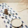 Minna Handcrafted Ikat Table Runner - Indigo