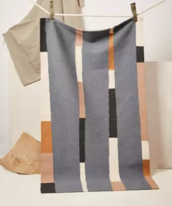 Minna Lines Wool Rug - Dusk