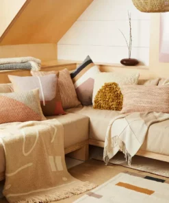 Minna Lines Wool Rug - Oat Home Goods