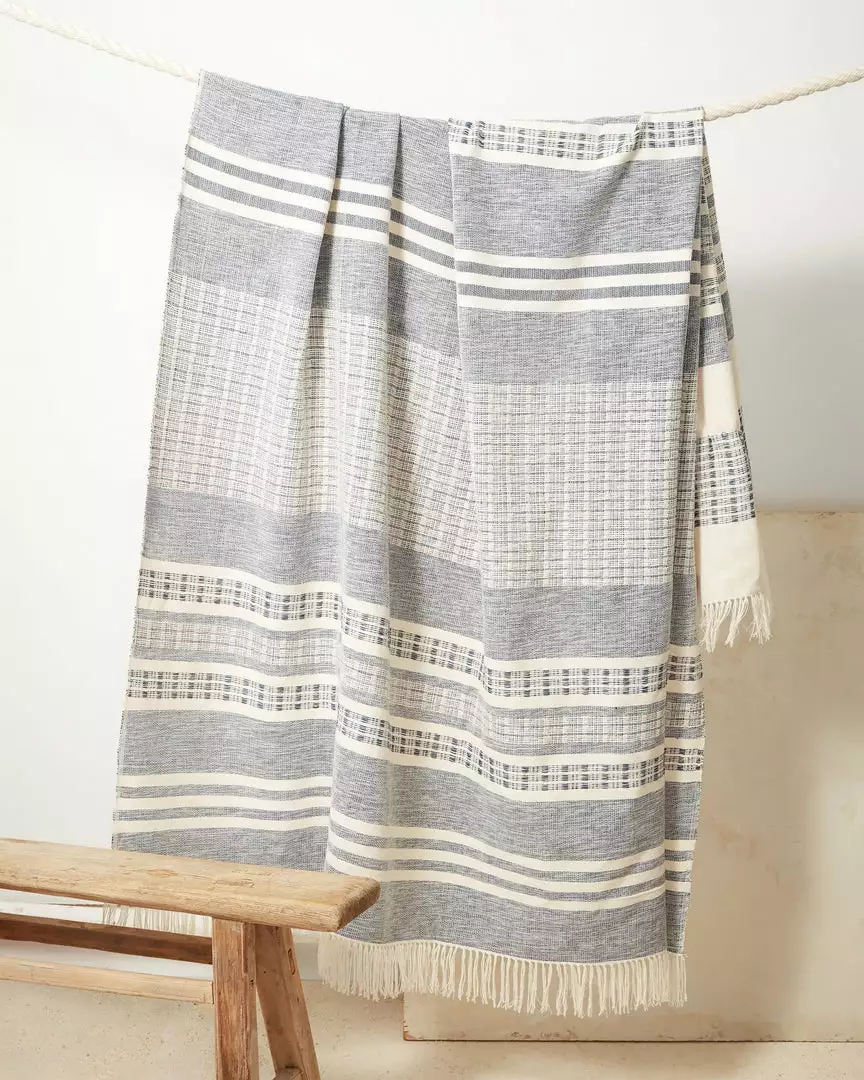 Minna Marta Throw Blanket - Blue Best Sellers 1 Minna Marta Throw Blanket - Blue Best Sellers