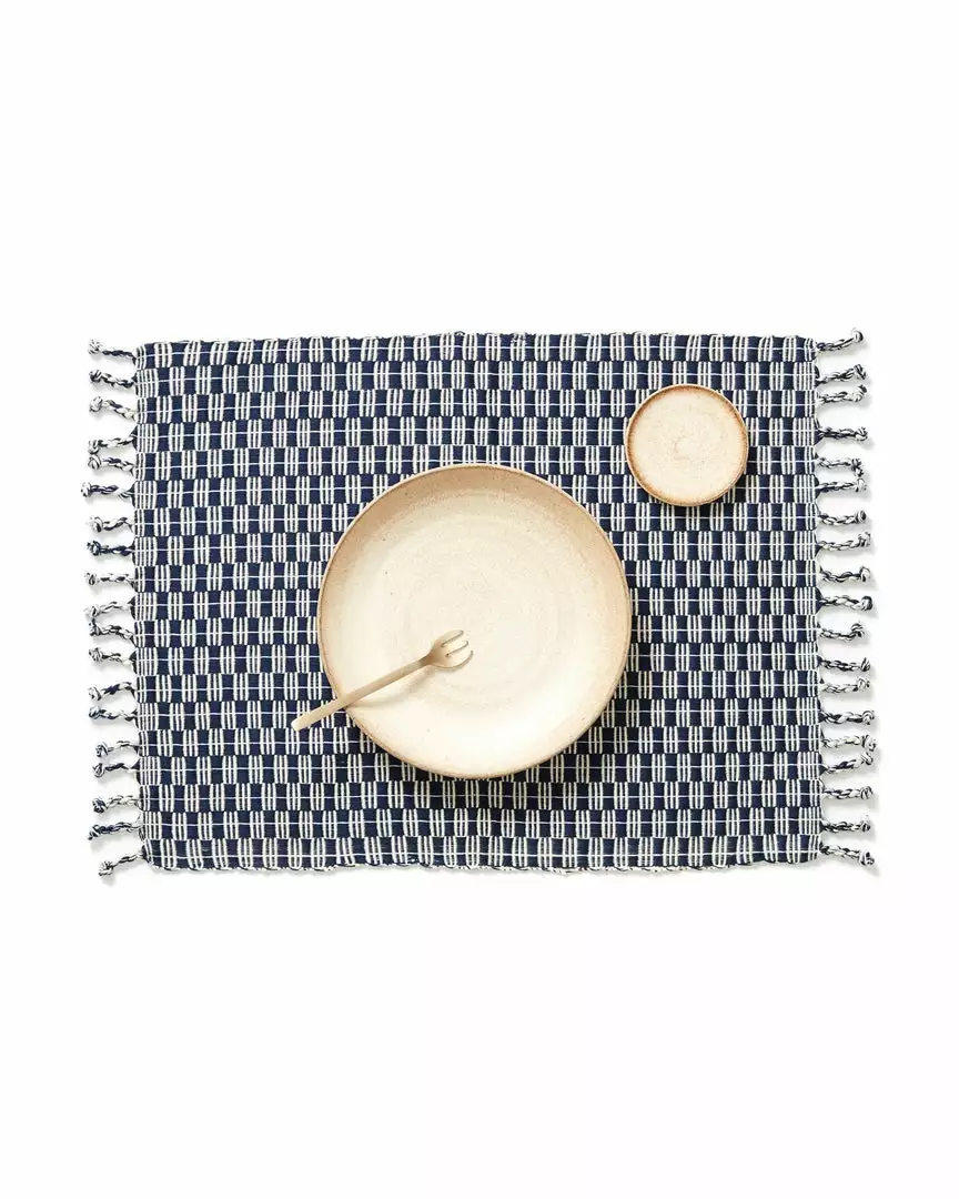 Minna Panalito Placemat - Indigo 2 Minna Panalito Placemat - Indigo