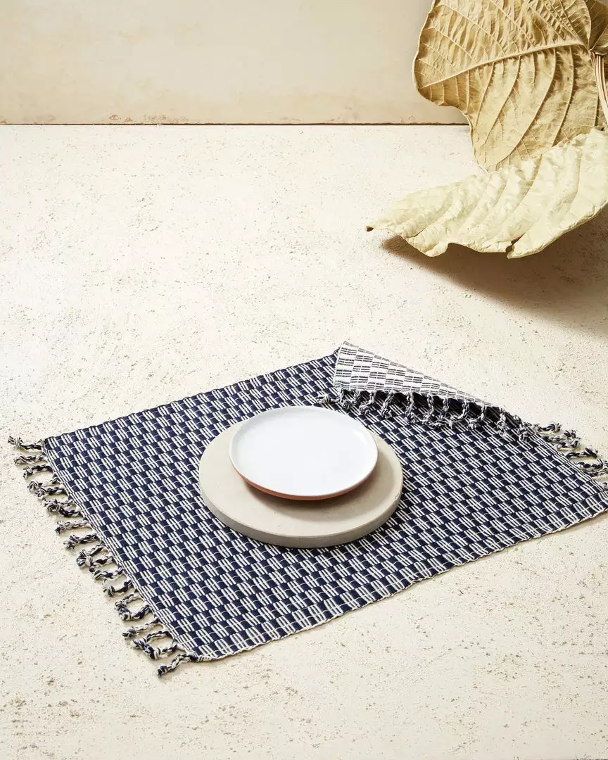 Minna Panalito Placemat - Indigo 1 Minna Panalito Placemat - Indigo