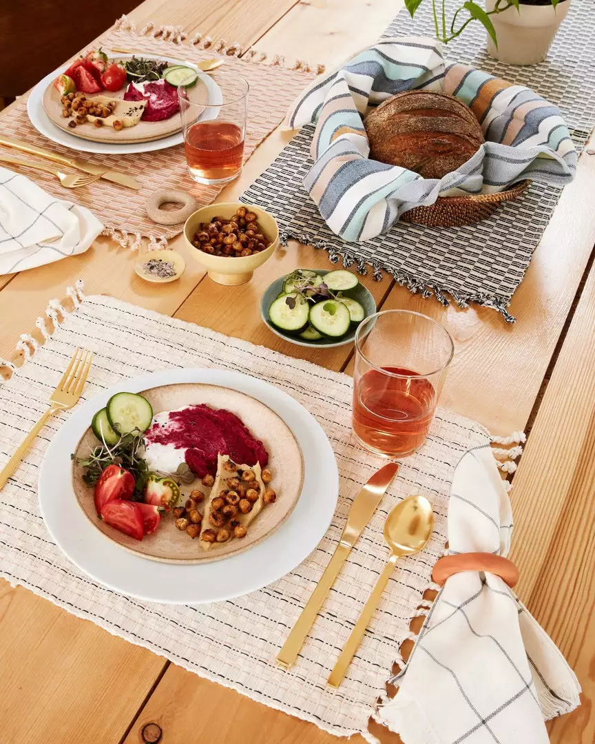 Minna Kitchen + Dining Panalito Table Runner - Indigo 5 Minna Kitchen + Dining Panalito Table Runner - Indigo