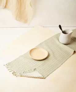 Minna Kitchen + Dining Panalito Table Runner - Sage